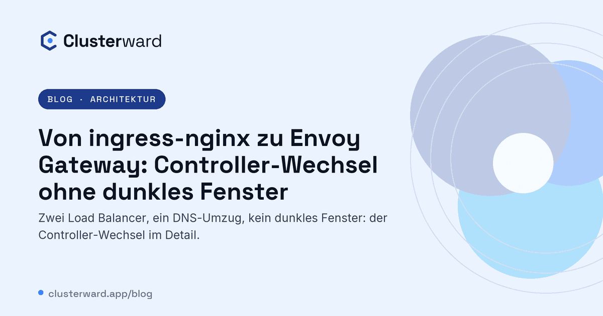 Titelbild: Von ingress-nginx zu Envoy Gateway: Controller-Wechsel ohne dunkles Fenster