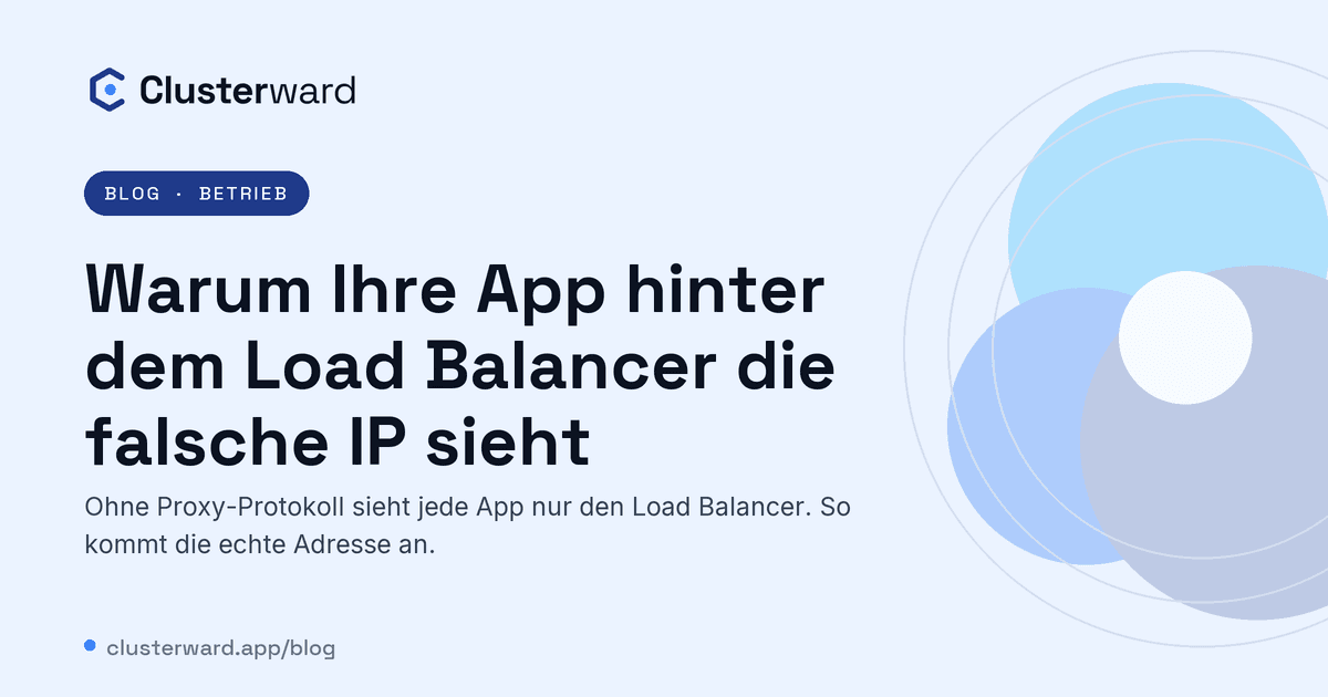 Titelbild: Warum Ihre App hinter dem Load Balancer die falsche IP sieht