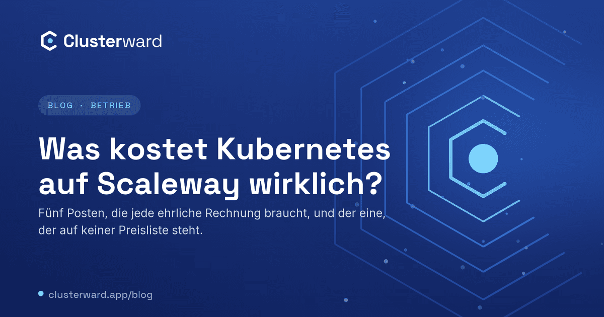 Titelbild: Was kostet Kubernetes auf Scaleway wirklich?