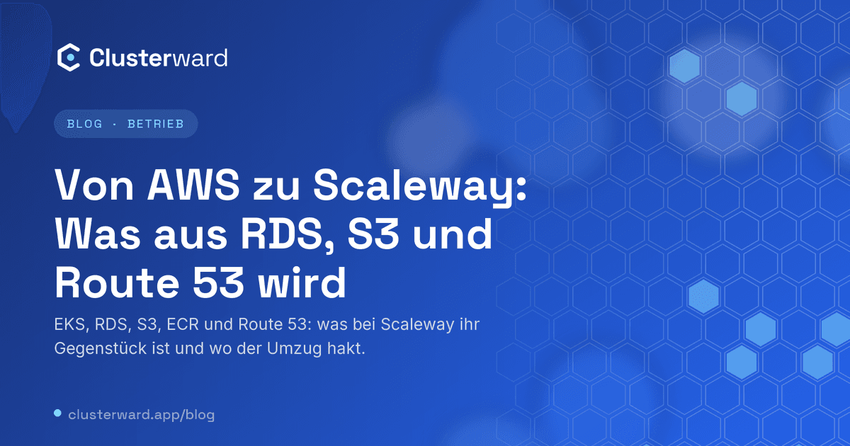 Titelbild: Von AWS zu Scaleway: Was aus RDS, S3 und Route 53 wird