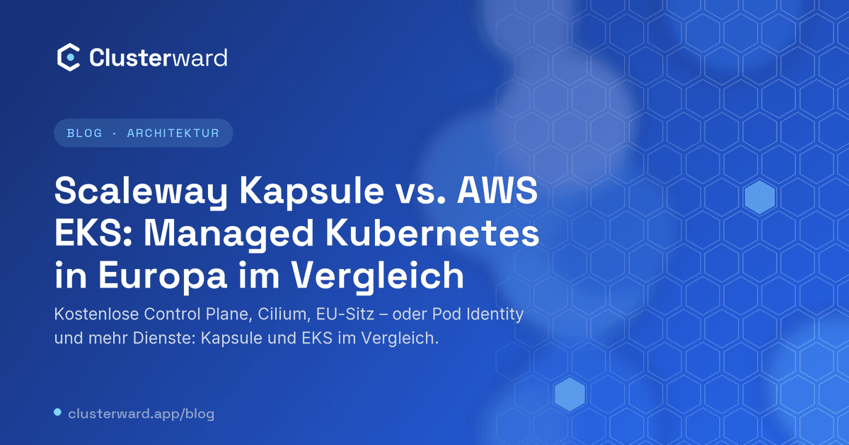 Titelbild: Scaleway Kapsule vs. AWS EKS: Managed Kubernetes in Europa im Vergleich