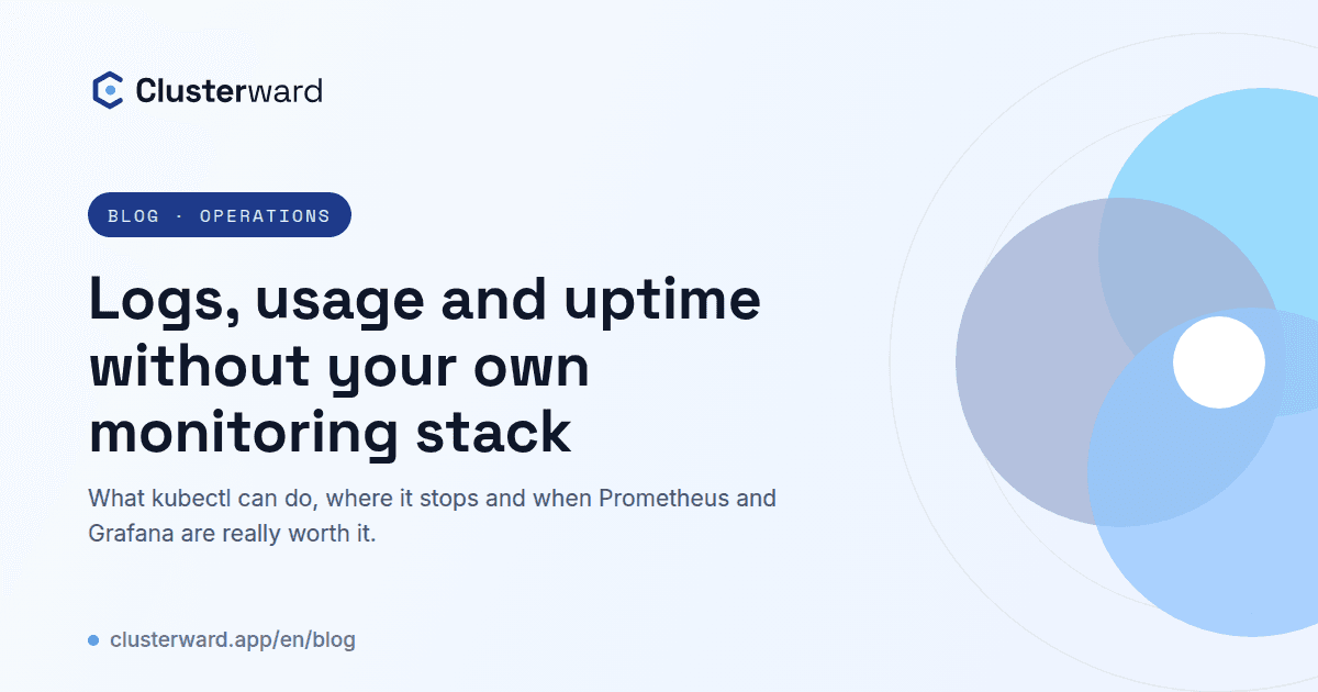 Cover image: Logs, usage and uptime without your own monitoring stack