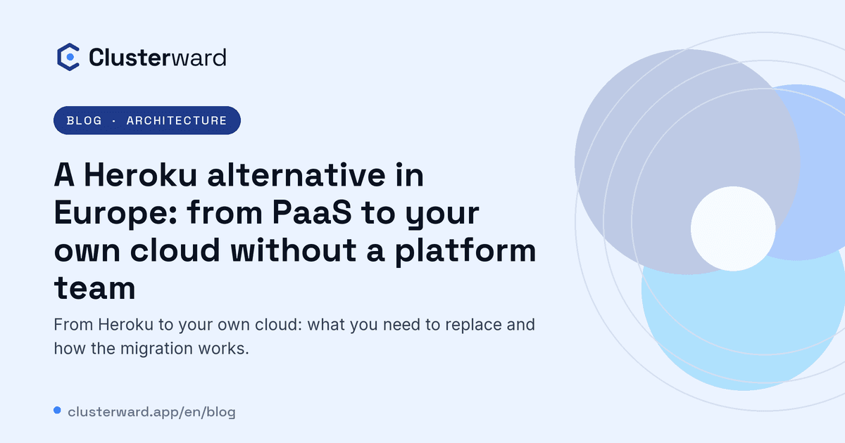 Cover image: A Heroku alternative in Europe: from PaaS to your own cloud without a platform team